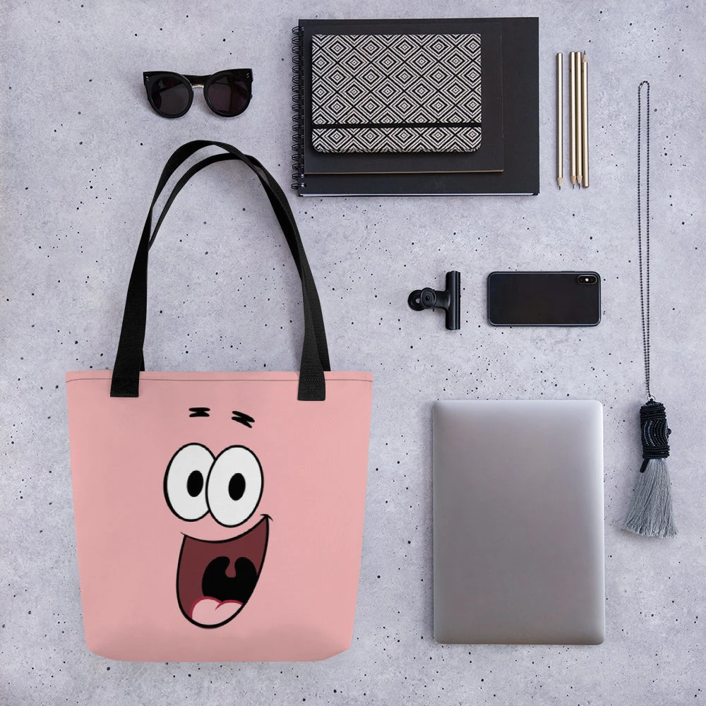 Printful Patrick Big Face Tote Bag
