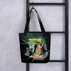 Printful SpongeBob Creature With Six Tentacles Tote Bag Accessories