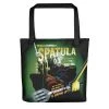 Printful SpongeBob Flipped By The Spatula Tote Bag