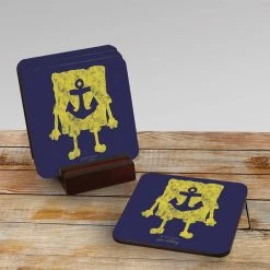 Progift SpongeBob SquarePants Yellow Silhouette Coasters - Set Of 4