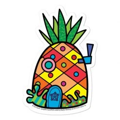 Printful SpongeBob SquarePants Pineapple Britto Sticker