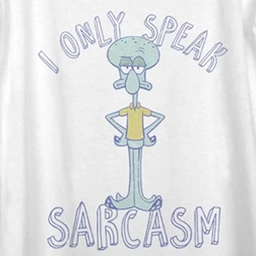 Fifthsun Clothing Squidward Sarcasm Only Women's Scoop Neck T-Shirt