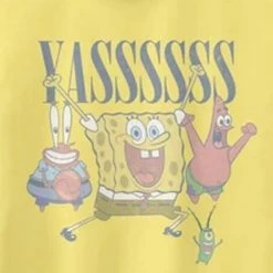 Fifthsun Clothing Yassssss Women's Yellow Racerback Tank